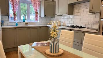 Microwave, oven, stovetop