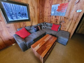 Televisor intel·ligent, futbolí, taula de tennis de taula i llibres 