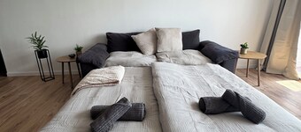 Modern 1-room apartment with feel-good character