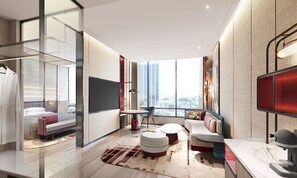 Deluxe Suite, 1 King Bed | Minibar, desk, blackout curtains, iron/ironing board