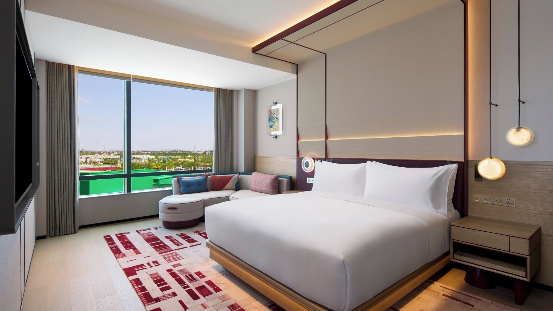 Svit Premium - 1 kingsize-säng | Minibar, skrivbord, mörkläggningsgardiner och strykjärn/strykbräda