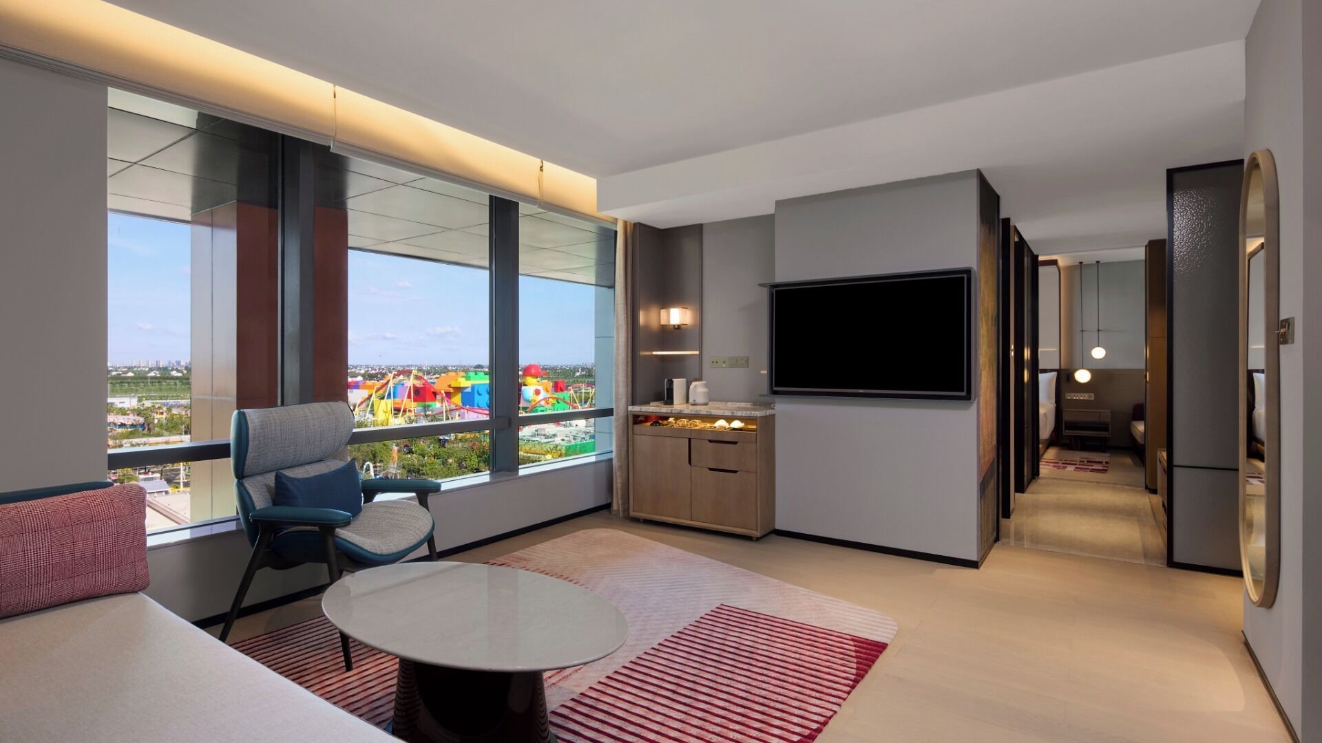 Svit - 1 kingsize-säng med bäddsoffa | Minibar, skrivbord, mörkläggningsgardiner och strykjärn/strykbräda