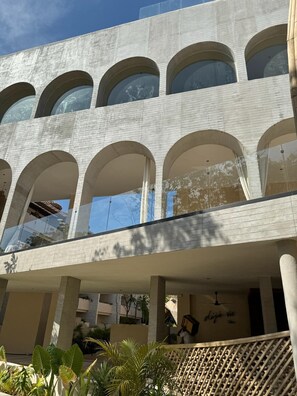 Façade de l’hébergement