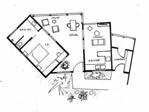 Floor plan - WEST COTTAGE COCO CANNELLE (DESHAIES)