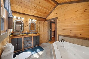 Dusche, Whirlpool, Handtücher