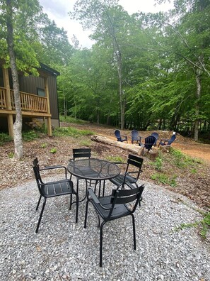 Ferienhütte, eigenes Bad | Außenbereich