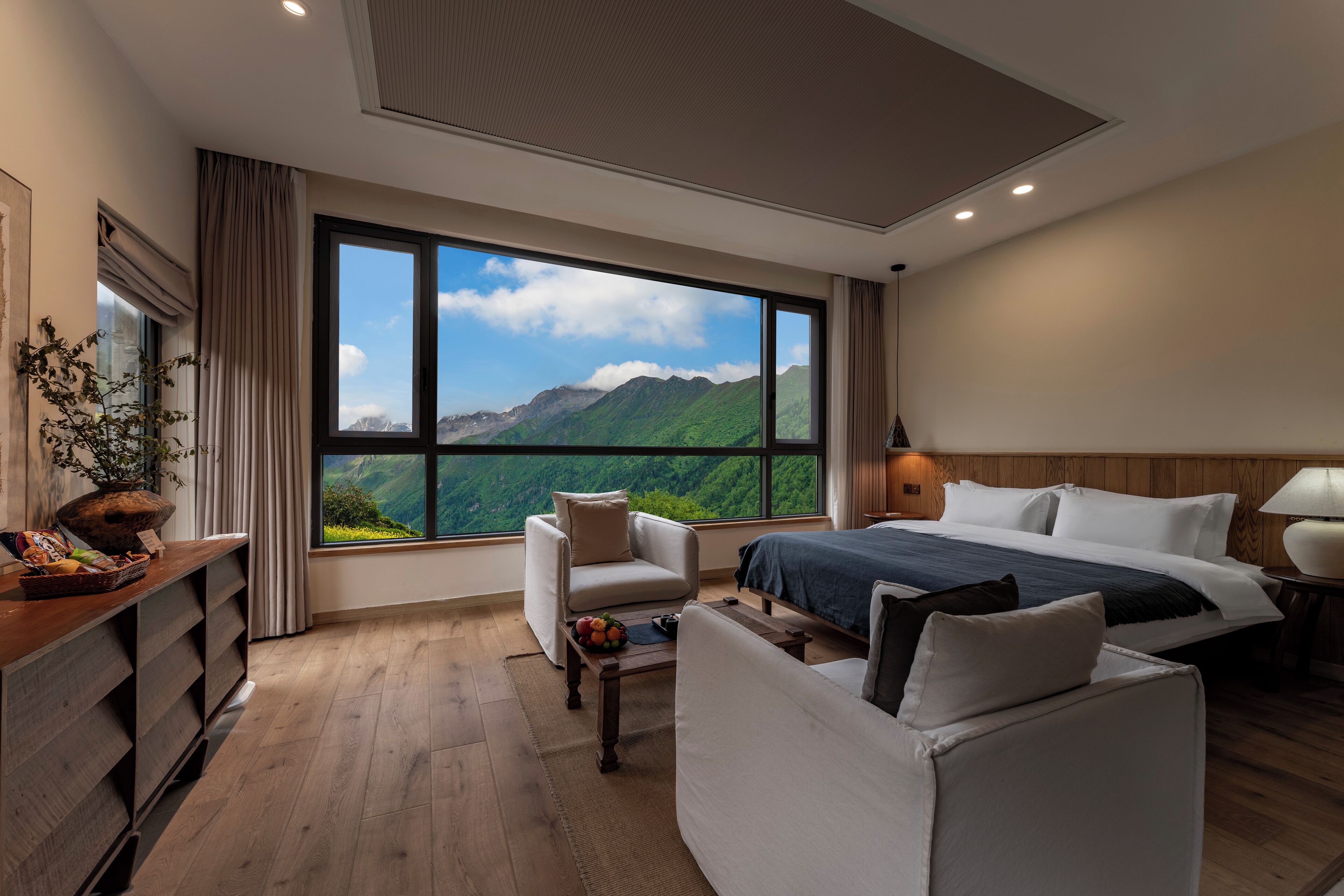 Habitación de lujo doble | Escritorio, cortinas opacas, wifi gratis