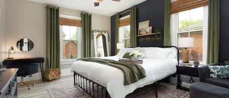 2 bedrooms, desk, iron/ironing board, free WiFi