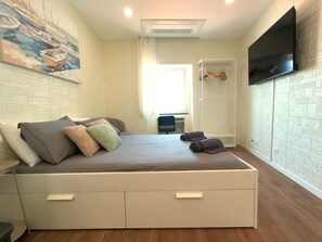1 Schlafzimmer, Bügeleisen/Bügelbrett, kostenloses WLAN, Bettwäsche