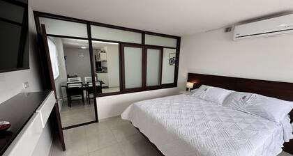 Charming 1-bedroom apartment in brilliant Villanueva with WiFi, AC