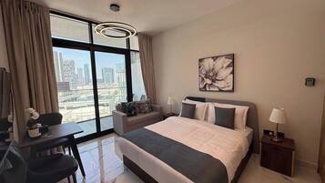 1 makuuhuone, silitysrauta/-lauta, Wi-Fi, vuodevaatteet