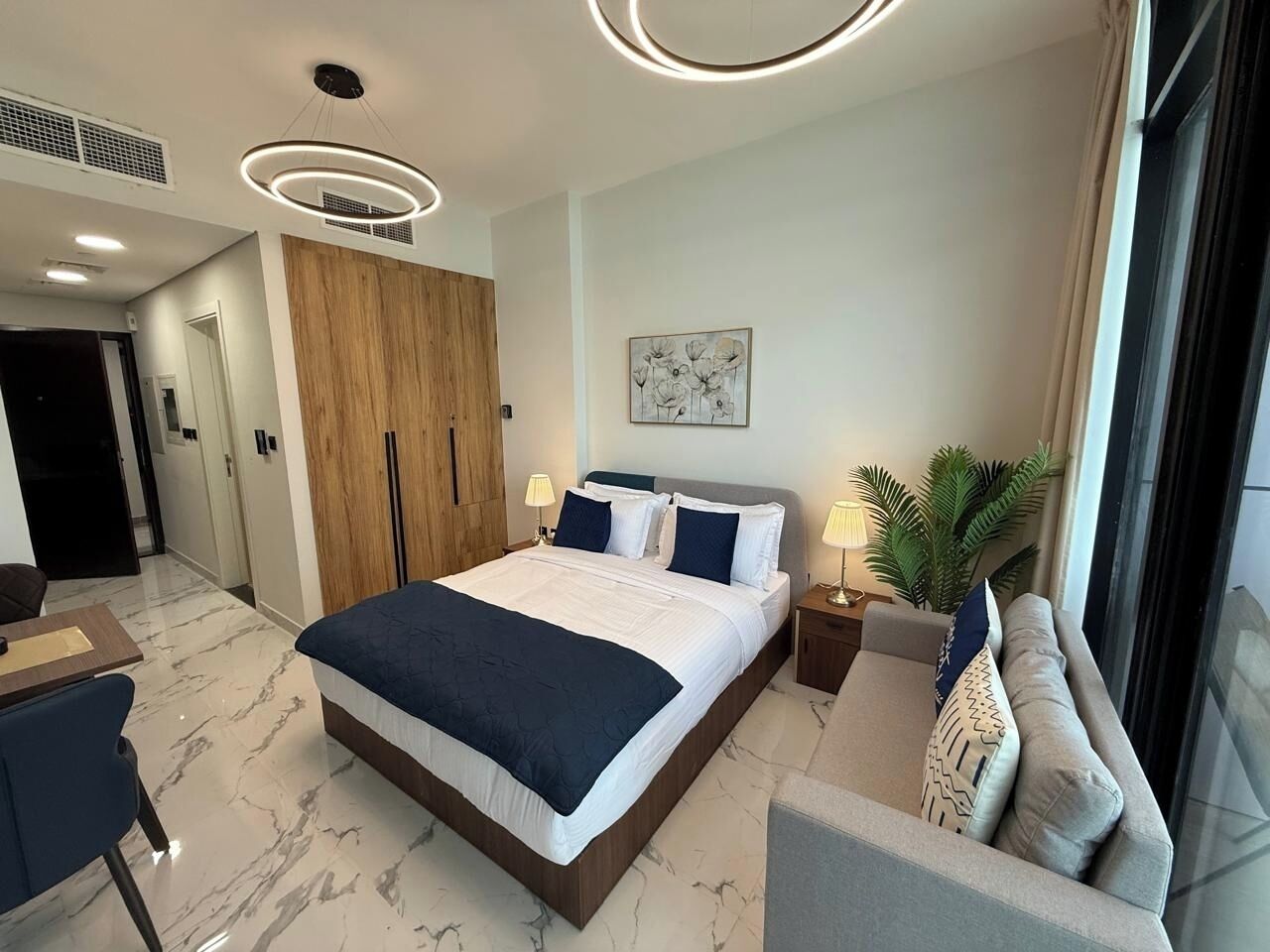 1 soverom, strykejern/-brett, wi-fi og sengetøy