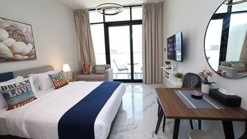 1 chambre, fer et planche à repasser, Wi-Fi, literie fournie