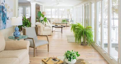 Lakefront Estate w/ Beach & Boat • Sleeps 30 • Near IN Dunes National Park