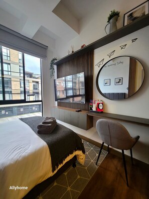 Deluxe Apartment | Blackout drapes, soundproofing, iron/ironing board, free WiFi - Loft 4991 La Catellana (Bogotá)