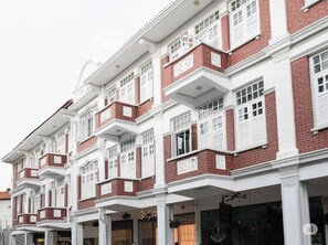Façade de l’hébergement