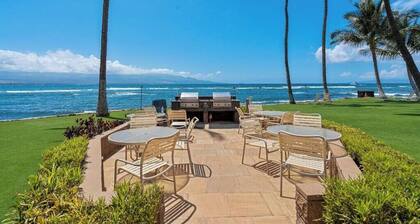 Ma'alaea Kai #102 – Oceanfront Ground-Floor Escape with AC and Tranquil Views