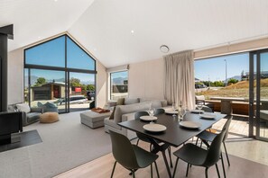 TV, fireplace - Wanaka Views | Outdoor area | Games room | Sleeps 8 (Wānaka)