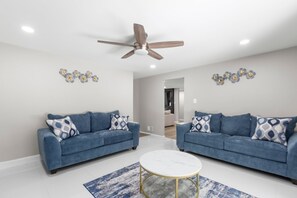 TV connectée, cheminée