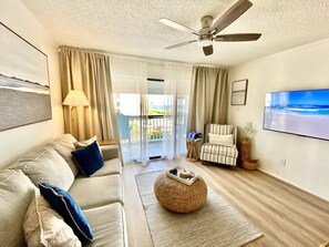 Smart-tv en een open haard