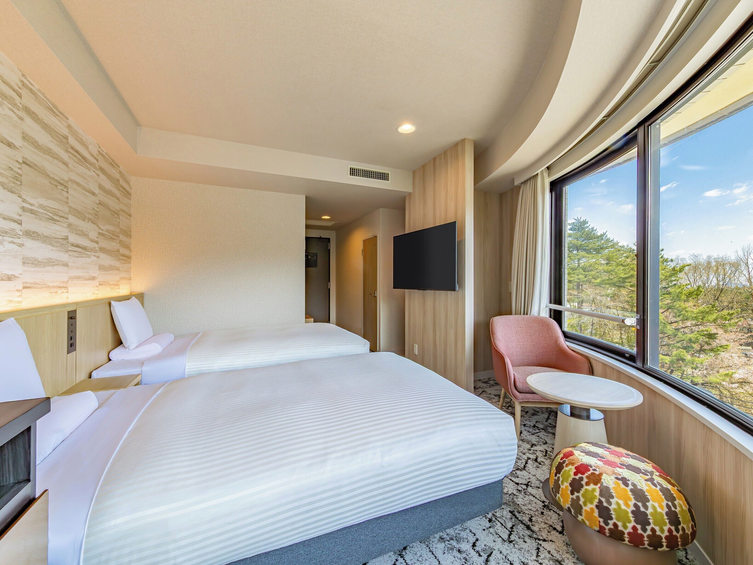 Corner Twin Mt.Fuji View, Non smoking | Free WiFi, bed sheets