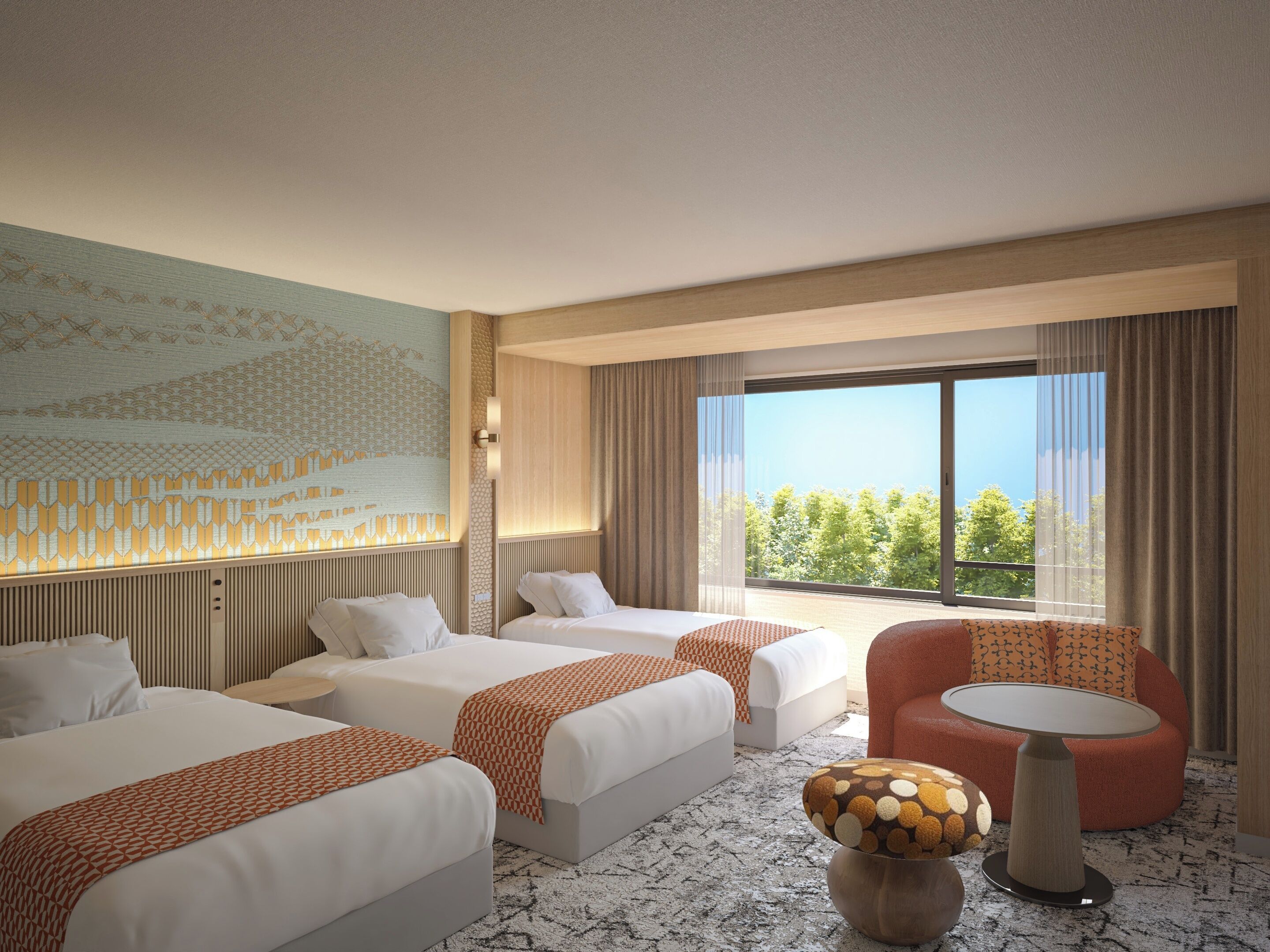 Chambre Deluxe avec lits jumeaux, non-fumeur