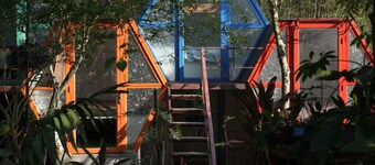 Honeycomb Bungalow: Secluded Garden Retreat at an Authentic Village Homestay