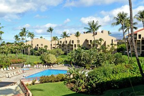 Pool - Large Designer 2 Bed/2 Bath Condo with Ocean Views & Beach Across the Street (Kihei)