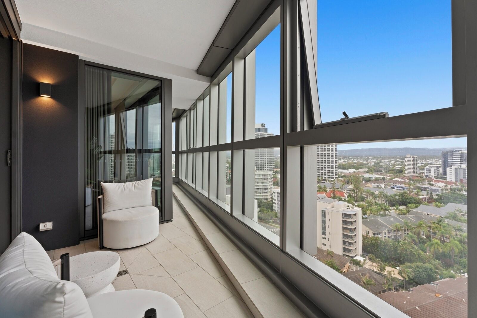 Executive appartement, 2 slaapkamers, balkon, uitzicht op het water | Terras