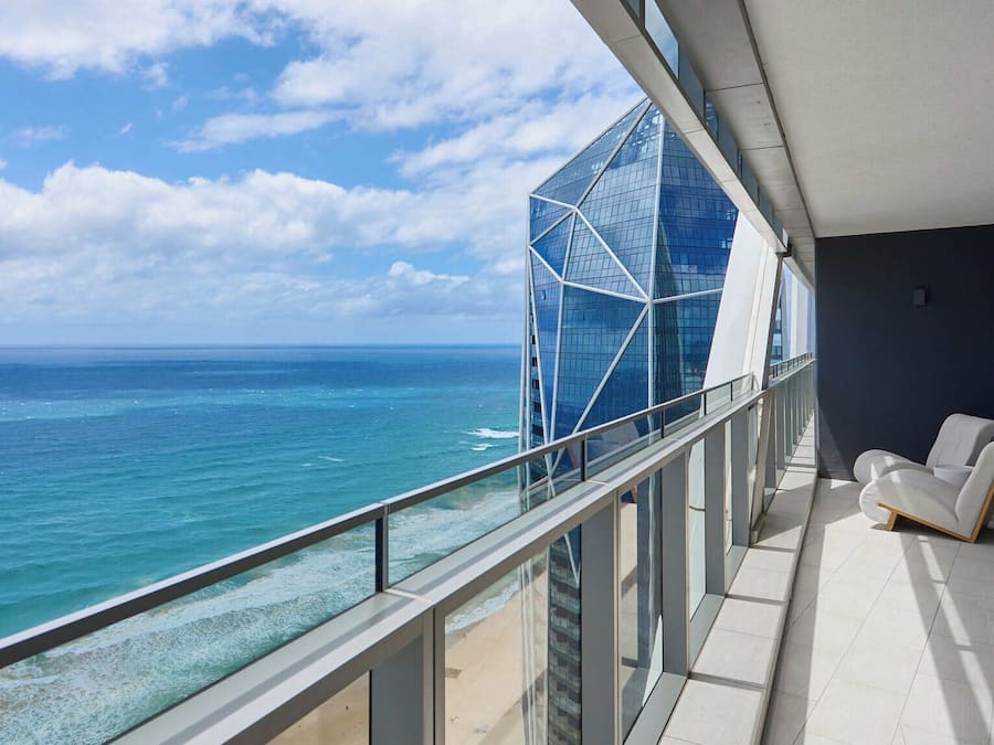Apartamento elite, 2 quartos, vista para o oceano | Terraço/pátio