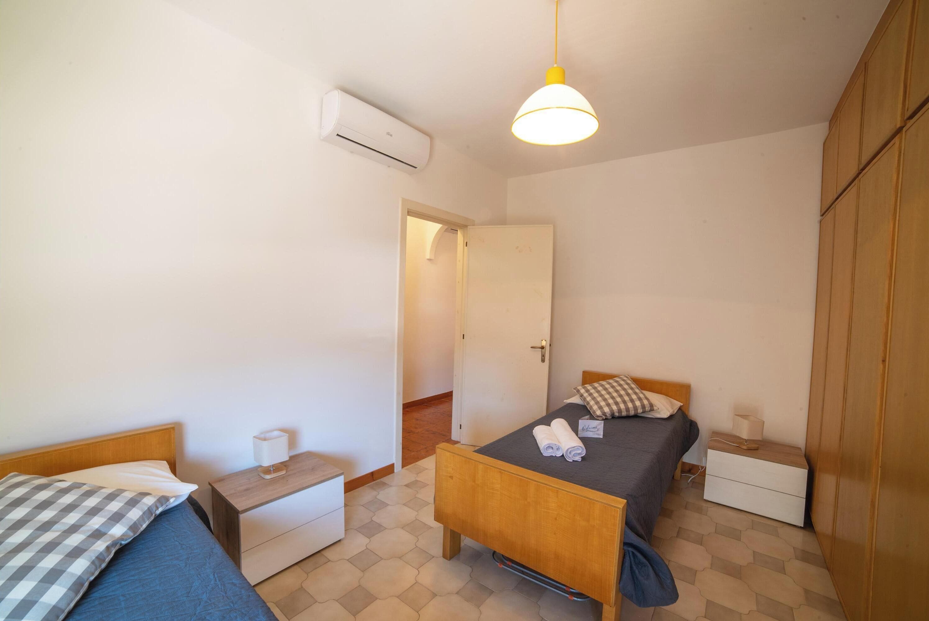 Appartamento Standard, camere multiple, 2 bagni (Otranto Flow Near Beach & Centre) | 2 camere, lenzuola