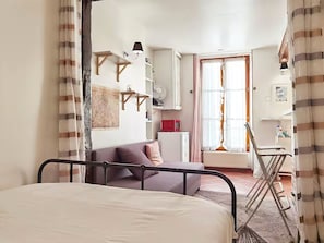1 quarto, Wi-Fi, roupa de cama