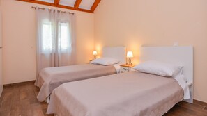 3 多间卧室、熨斗/熨衣板、免费 WiFi、床单