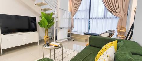 Apartment, 1 Bedroom | Living room