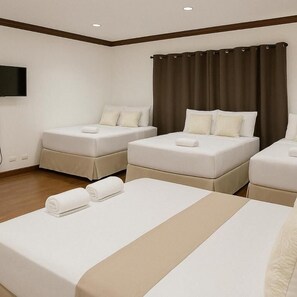 Down duvets, soundproofing, free WiFi, bed sheets