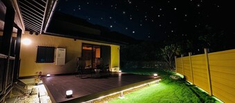 Shikino-an Itoshima 1300 ㎡ Panoramic open-air bath in the great nature! More than 5 parking spaces, sauna, private BBQ facilities, pets allowed