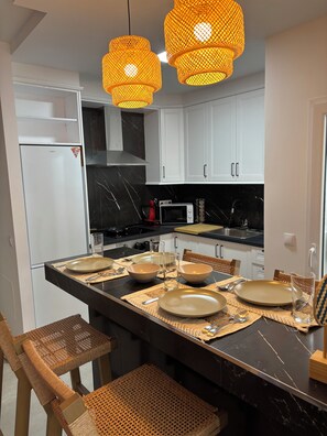Microwave, oven, stovetop