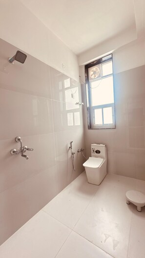 Basic Quadruple Room | Bathroom | Shower, towels, soap - Shyam Resort (Danta Ramgarh)