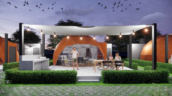 Premium Tent, River View | Free WiFi, bed sheets - The Nyaman Place (Hulu Langat)