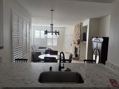 2-bedroom condo in the Sierra Del Oro neighborhood in Corona, CA with AC, WiFi.