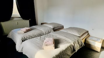 3 間睡房、Wi-Fi、床單