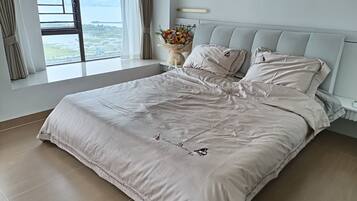 1 dormitorio, Internet, ropa de cama