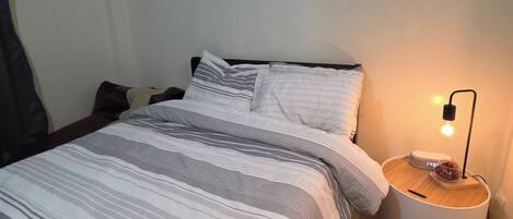 1 bedroom, iron/ironing board, Internet, bed sheets