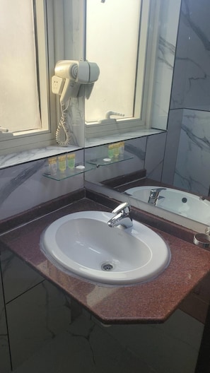 Free toiletries, hair dryer, slippers, towels