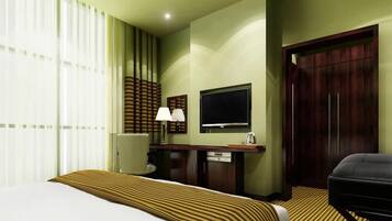 Minibar, soundproofing, iron/ironing board, free WiFi