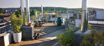 Spacious apartment close to the center with a view of the Rhine
