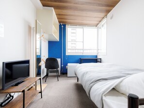 Eenpersoonskamer, niet-roken, gemeenschappelijke badkamer (C) | Gratis wifi