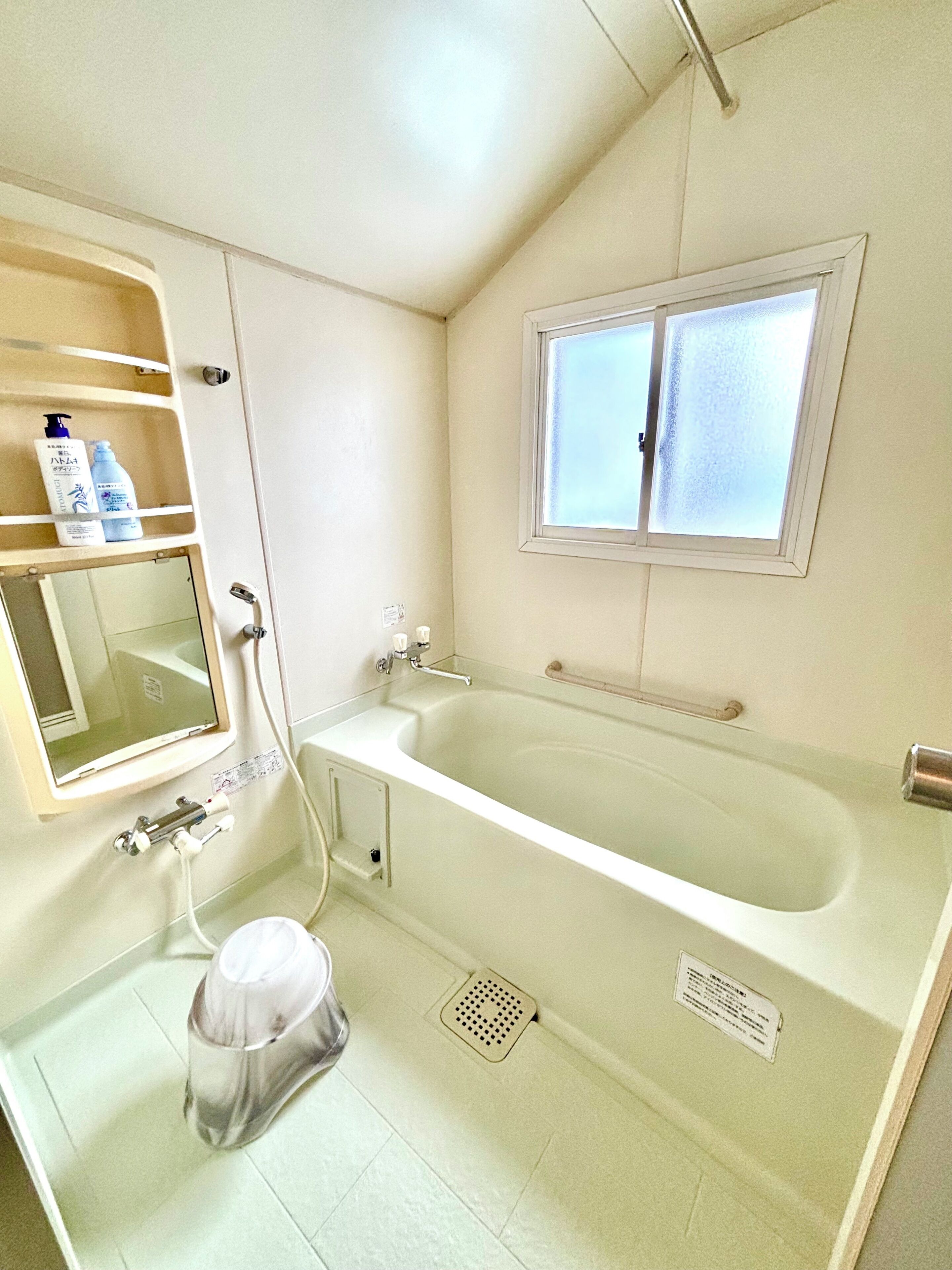 Traditional Twin Room, Non Smoking, Pets Allowed (E) | Bathroom | Hair dryer, towels, shampoo