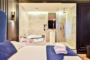 House | Bathroom | Bathtub, hair dryer, towels, soap