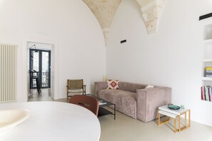 Apartment, 2 Bedrooms | Living area | 30-inch TV with satellite channels - CasAlta by Wonderful Italy (Ostuni)